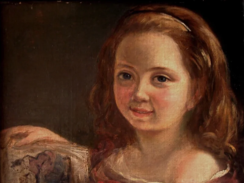 1801-Alfred, Comte d' Orsay - Ritratto di Ada, figlia di Lord Byron, opera di d'Orsay, che sarebbe poi diventata nota come la matematica Ada